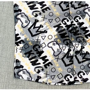 Boy's Cotton Blend Printed Short Sleeve Shirt (MultiColor) - Image 3
