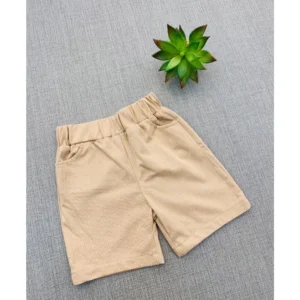 Boy's Cotton Blend Printed Short Sleeve Shirt and Shorts Set (MultiColor) - Image 3