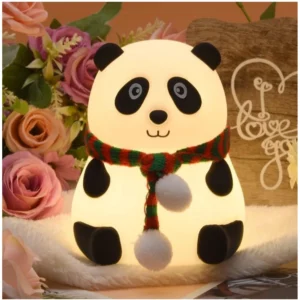 Plastic, Silicone Panda Lamp (Multicolor) - Image 2