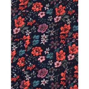 Girl's Polyester Crepe Embellished Sleeveless Round Neck Dress (Multicolor) - Image 3
