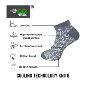 3_Pair Set Unisex Casual Cotton Printed Low Cut Socks (Multicolor) - Image 4