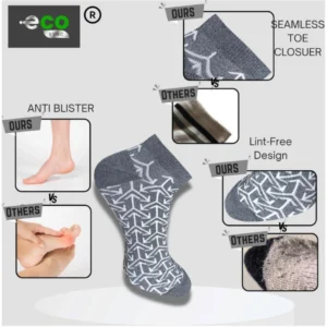 3_Pair Set Unisex Casual Cotton Printed Low Cut Socks (Multicolor) - Image 2