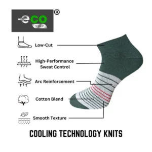 3_Pair Set Unisex Casual Cotton Printed Low Cut Socks (Multicolor) - Image 4