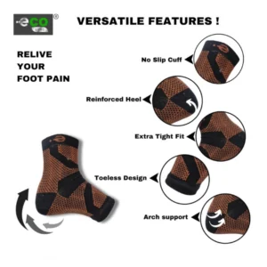 3_Pair Set Unisex Casual Cotton Printed Ankle Length Support Socks (Multicolor) - Image 2