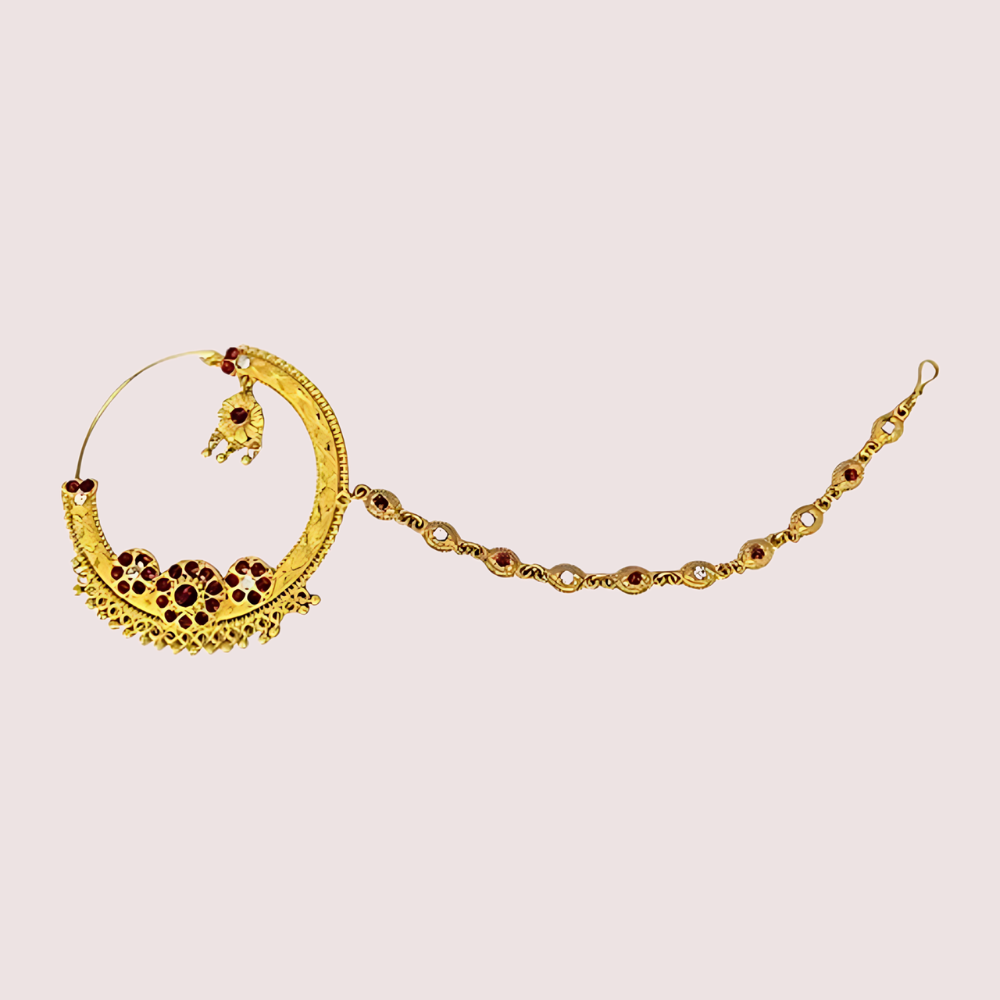 Traditional Pahadi Nath – Kumauni & Garhwali Jewelry - Image 3