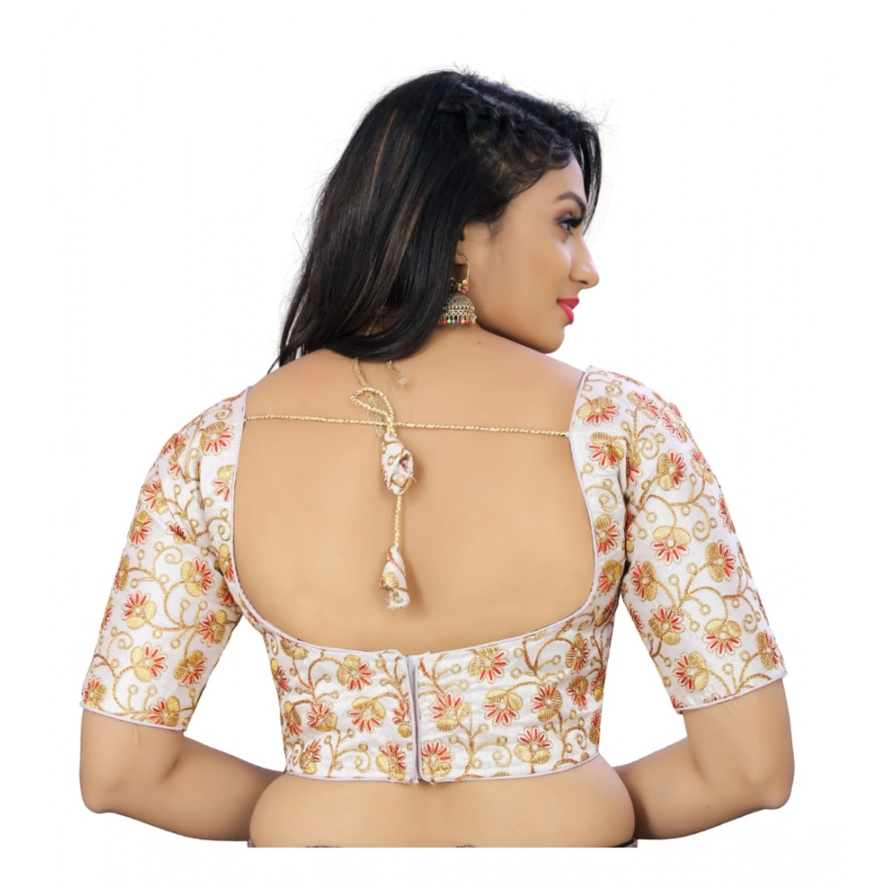 Women's Phantom Cording Readymade Blouse (White, Size: Free Size) - Image 4