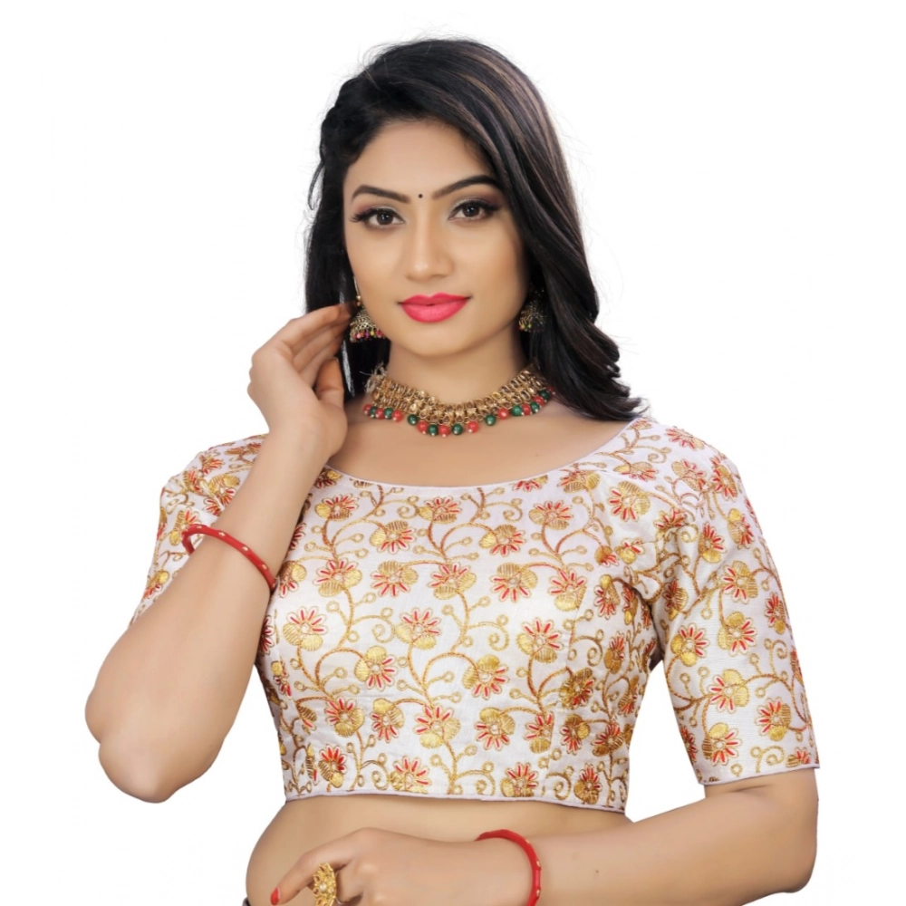 Women's Phantom Cording Readymade Blouse (White, Size: Free Size)