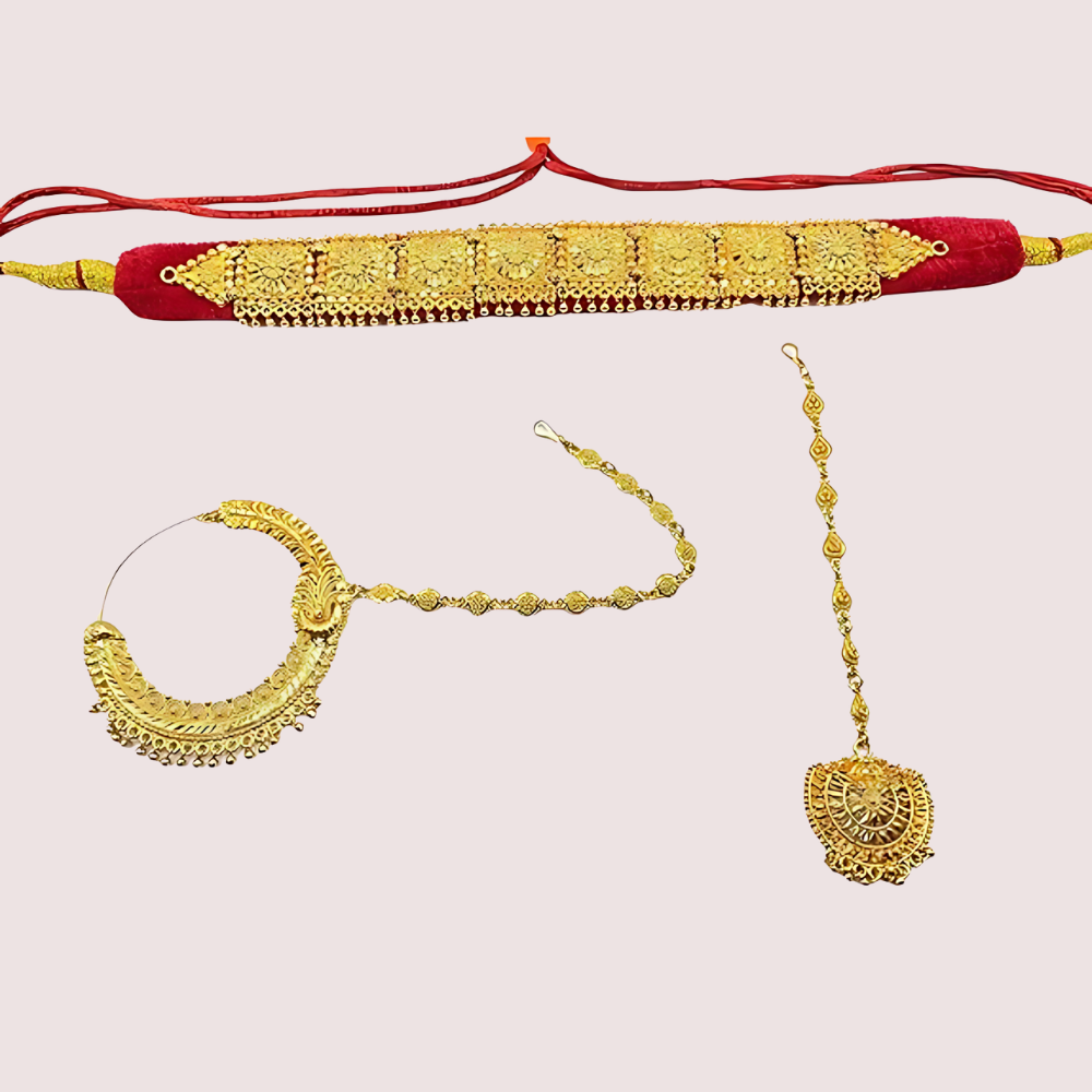 Kumauni Guloband with Nath & Mangtika - Image 3