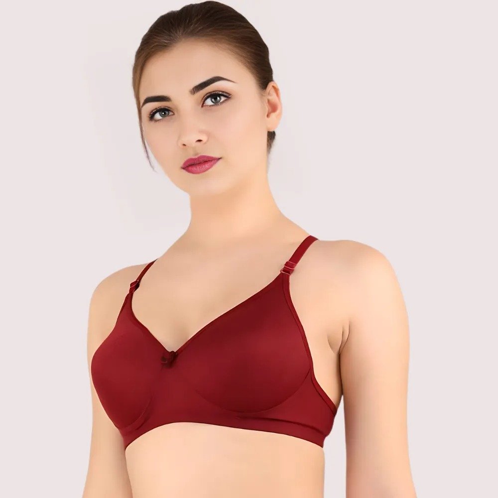 Women T-Shirt Lightly Padded Bra - Image 2