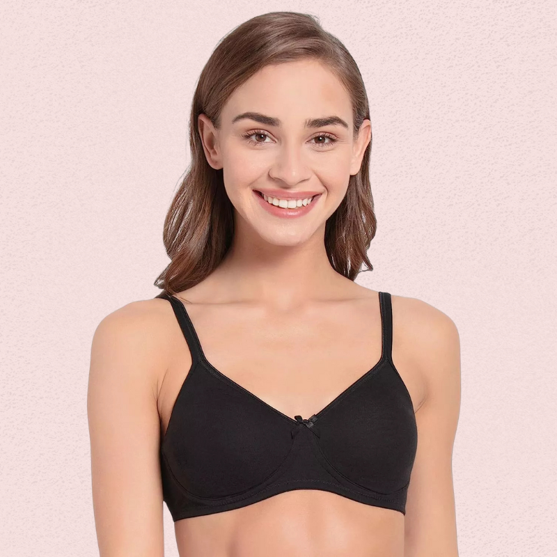 Lightweight Non-Wired Cotton Bra (Pack of 2) - Image 3