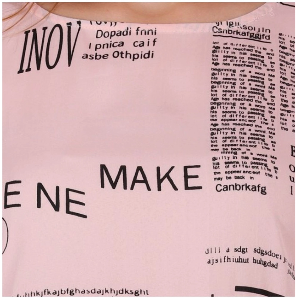 Women's Casual Crepe Sleeveless Slit Dress (Light Pink) - Image 5