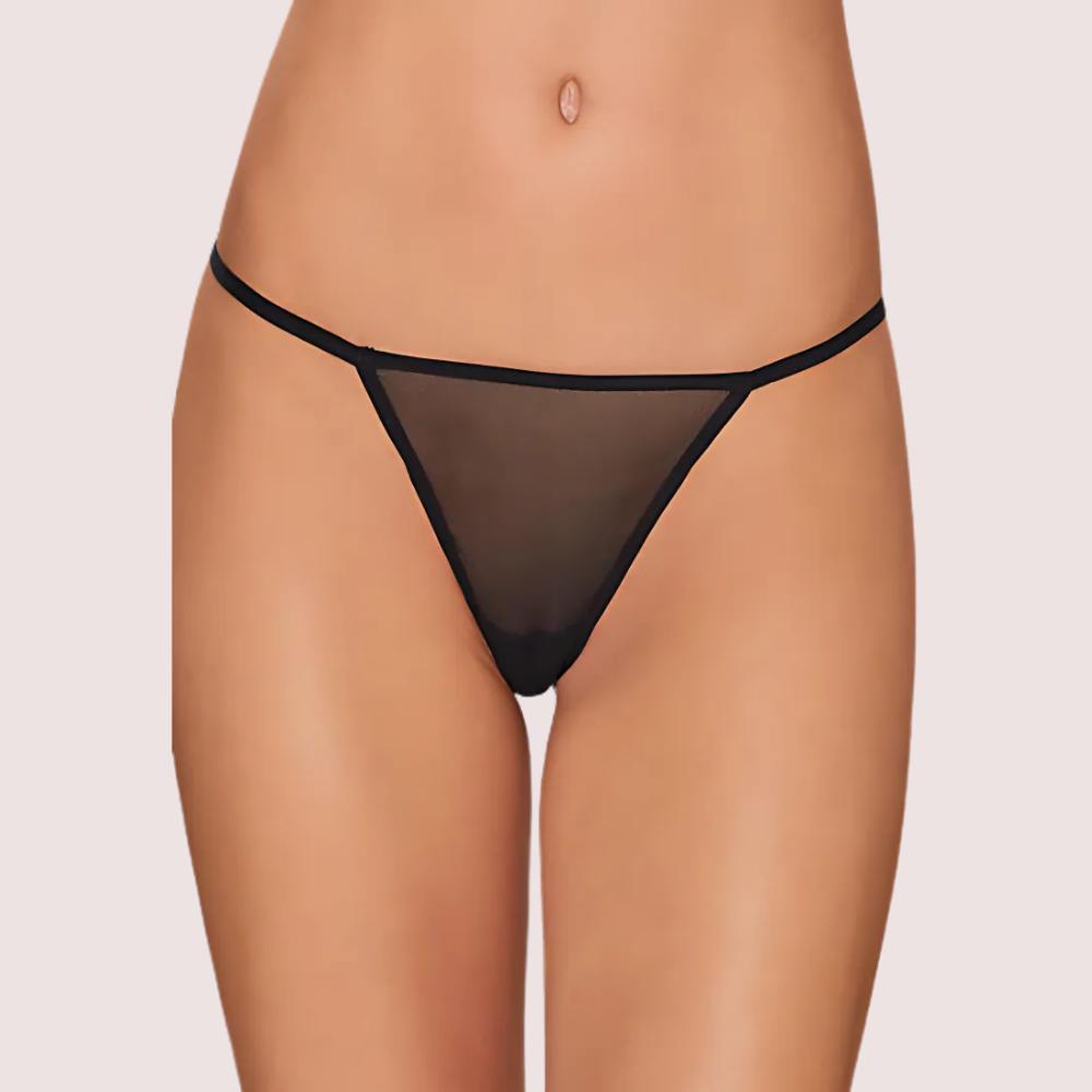 Ladies Delicate Pk Of 2 See Through G-Strings - Image 2