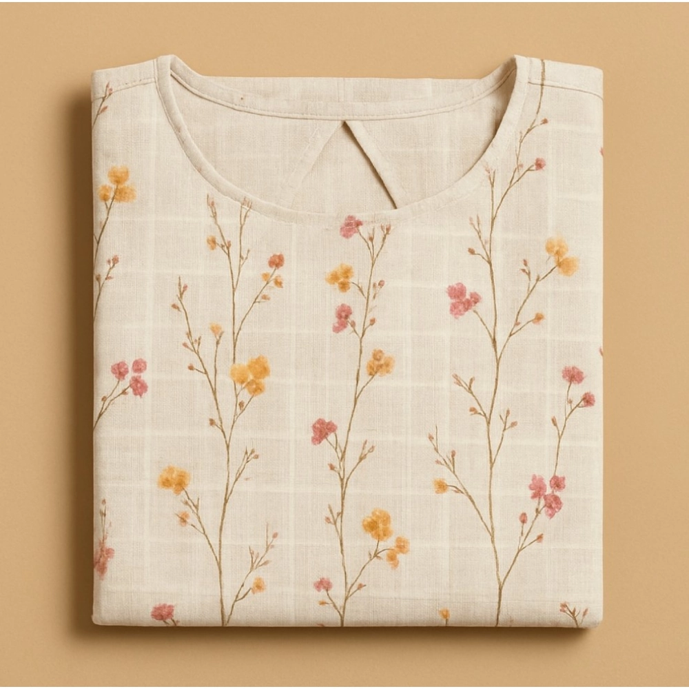 Women's Cotton Printed Kurti (Multicolor)