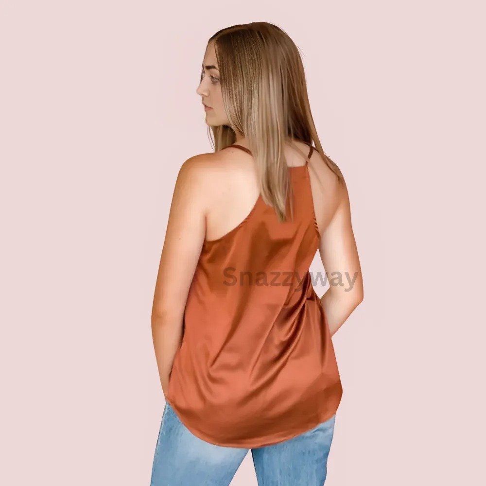 Women's Luxurious Satin Camisole Top - Image 3
