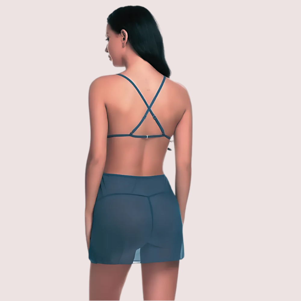 Sheer Babydoll Nightdress for Women - Image 3