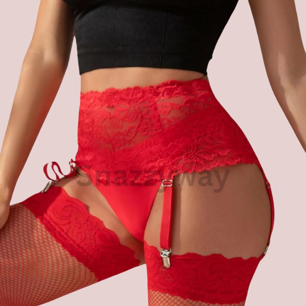 L’Amour Rouge Lace Garter - Image 2