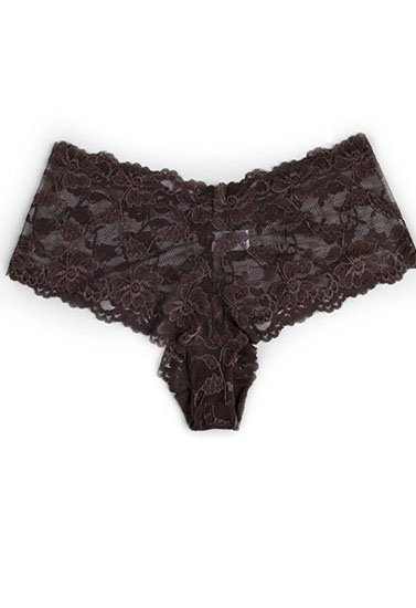 Sensual Brown Lace 2 Piece Panties - Image 2