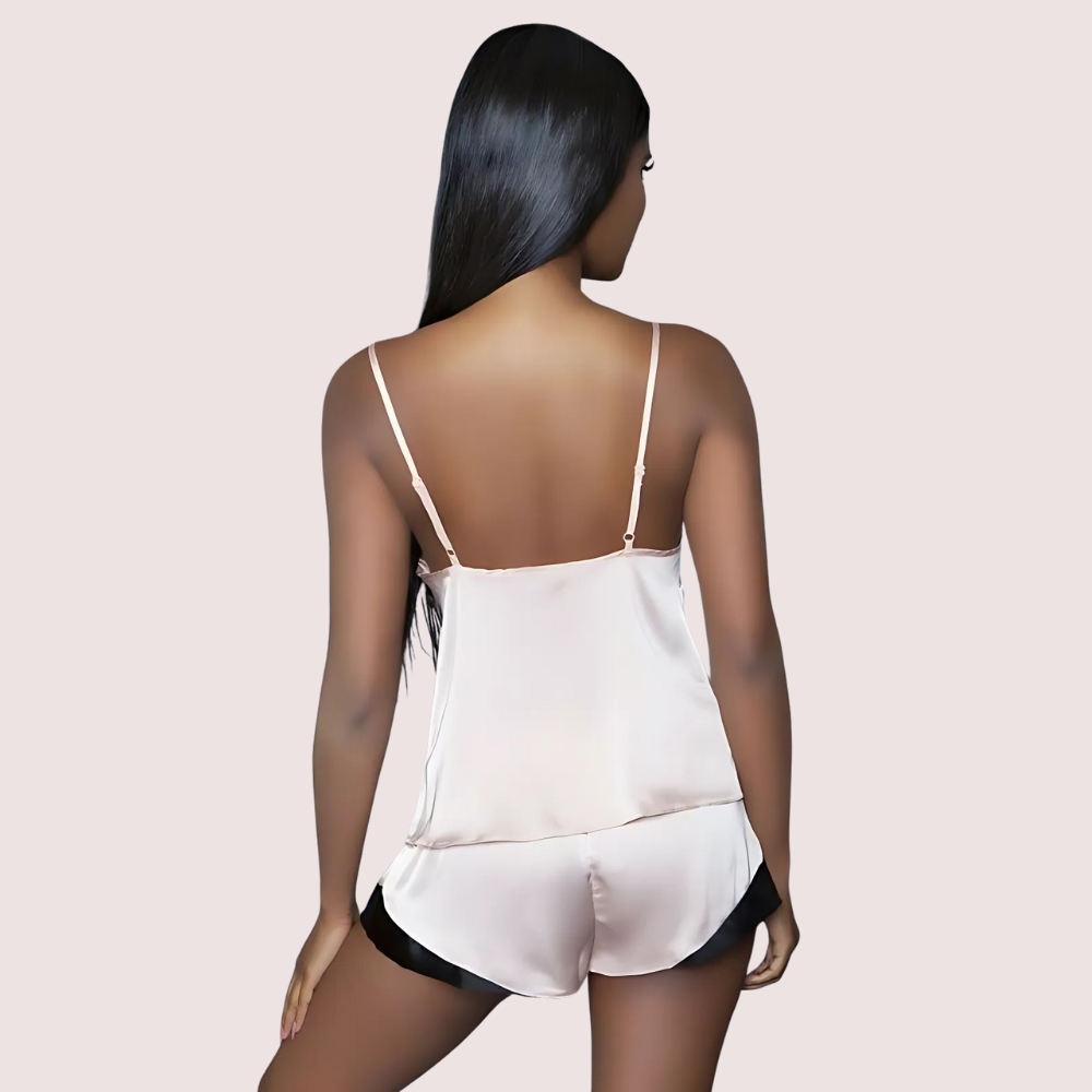 Luxe Silk Satin Cami & Shorts Set - Image 3