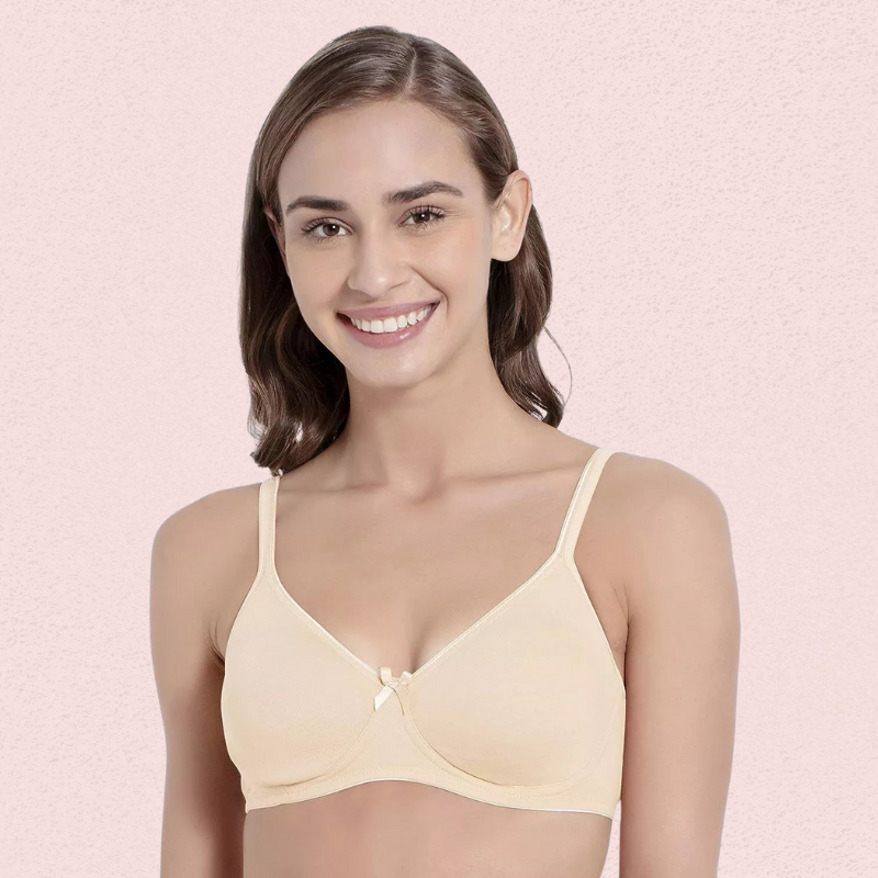 Breathable Cotton Non-Wired Bra (Pack of 2) - Image 5