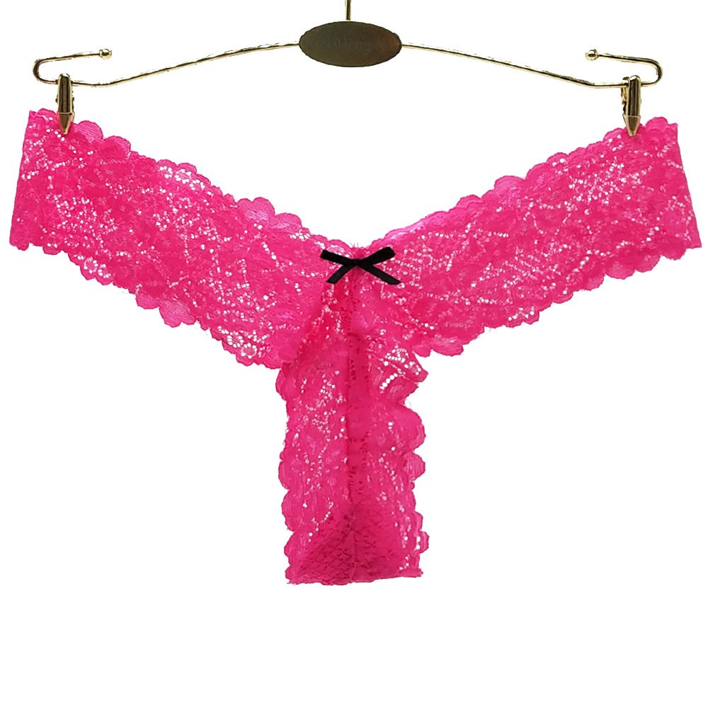 2 pack Stretch lace sexy thong panties - Image 4